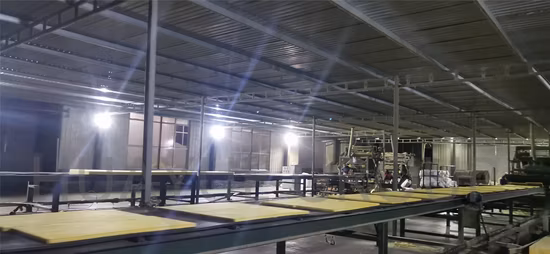 벽용 건축 단열재로 사용되는 공장 유리솜 보드